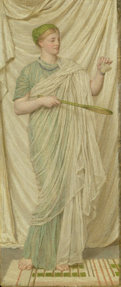 Volant et raquette, 1872 - Albert Joseph Moore